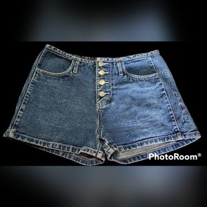 Vintage Y2K BUM Equip Jean Shorts, sz 11,12
